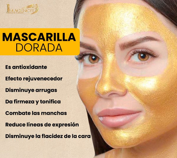 Mascarilla Colageno Dorada Tubo