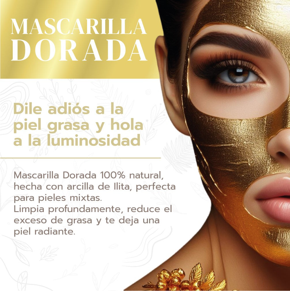 Mascarilla Colageno Dorada Tubo