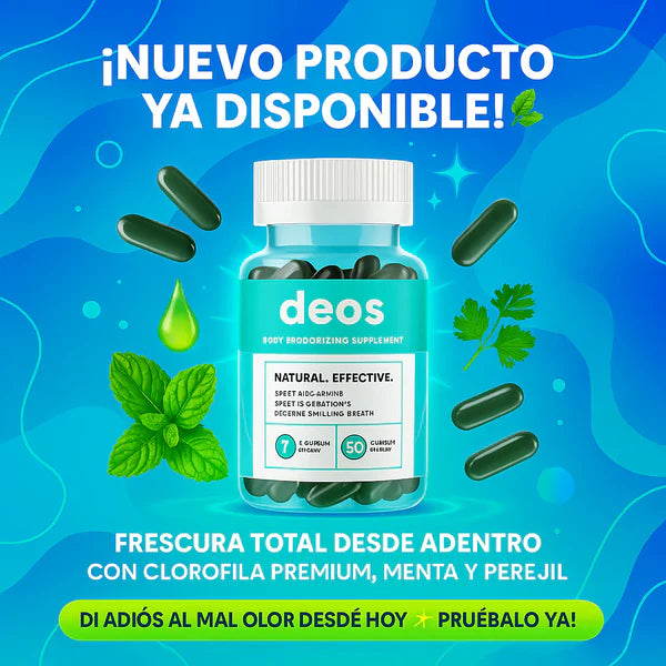 Deos Suplemento Elimina Mal Olor 30 Caps