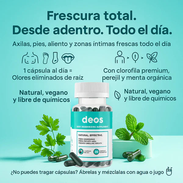 Deos Suplemento Elimina Mal Olor 30 Caps