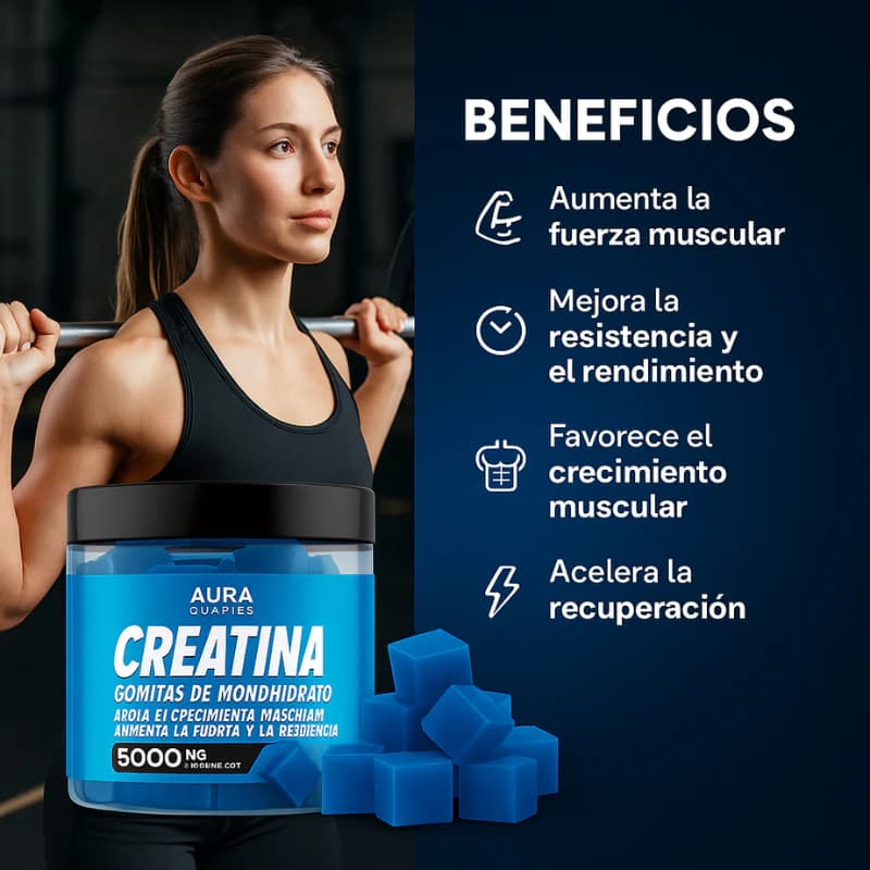 Aura Gummies Gomitas De Creatina