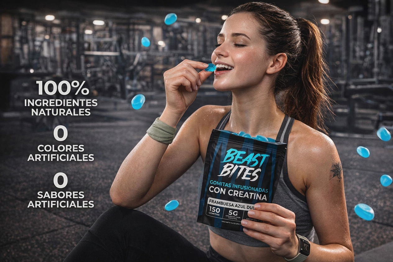 Suplemento Creatina Gomitas Beast Bites